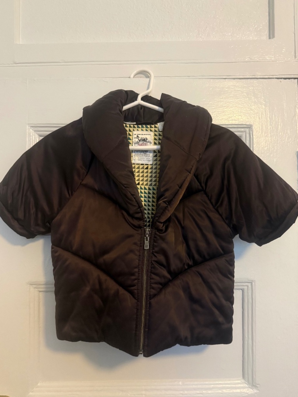 Triple 5 Soul Super Cute Short Sleeve Puffer Jacket Size S